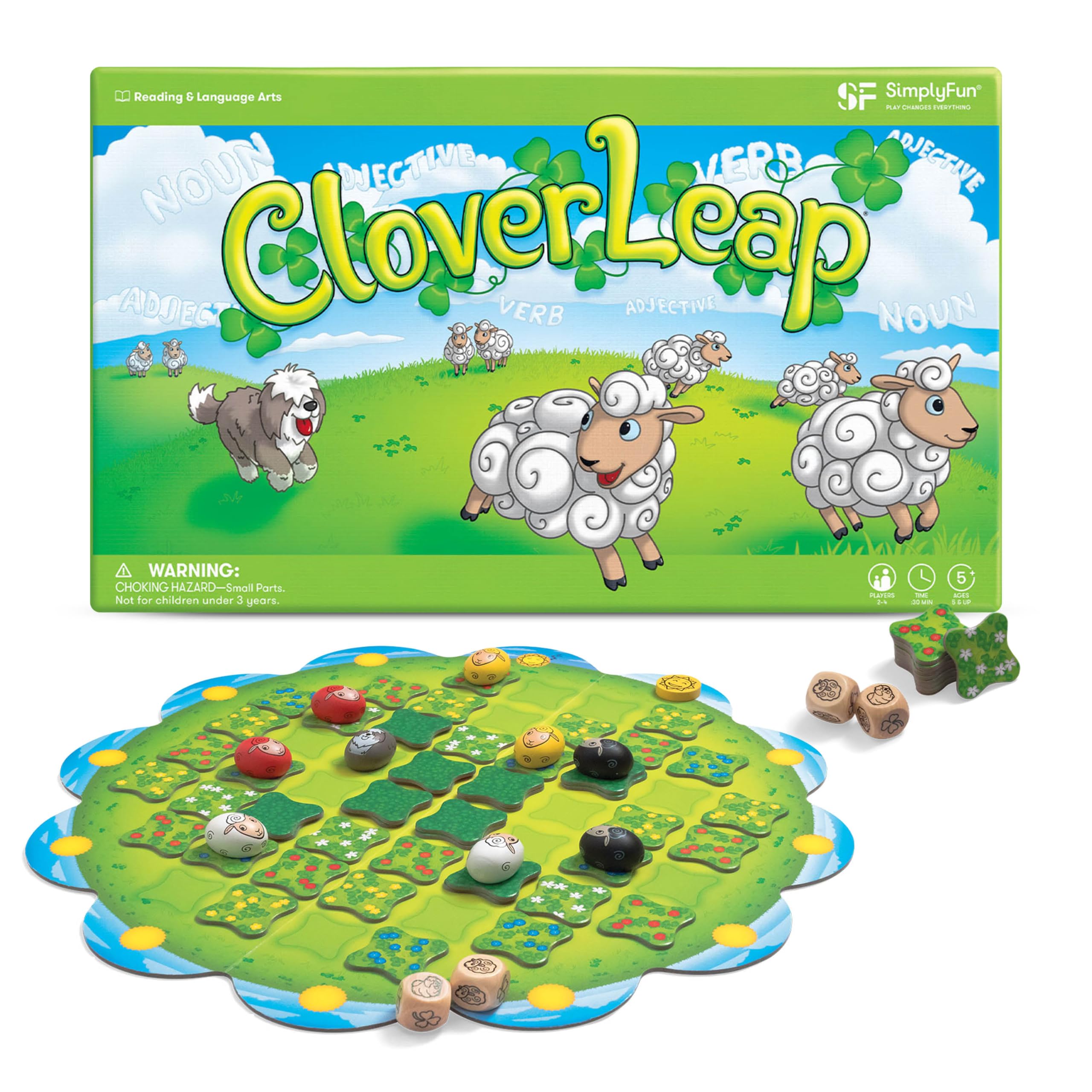 Amazon.com: SimplyFun Clover Leap - Educational Vocabulary